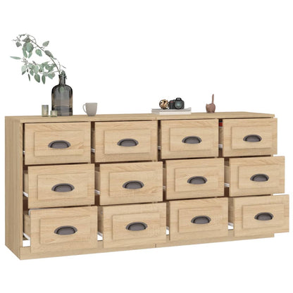 Sideboards 2 pcs Sonoma Oak Engineered Wood