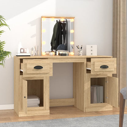 Dressing Table | Sonoma oak | Engineered wood | 130x50x132.5 cm