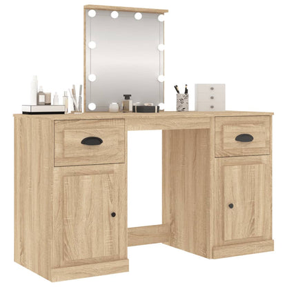 Dressing Table | Sonoma oak | Engineered wood | 130x50x132.5 cm