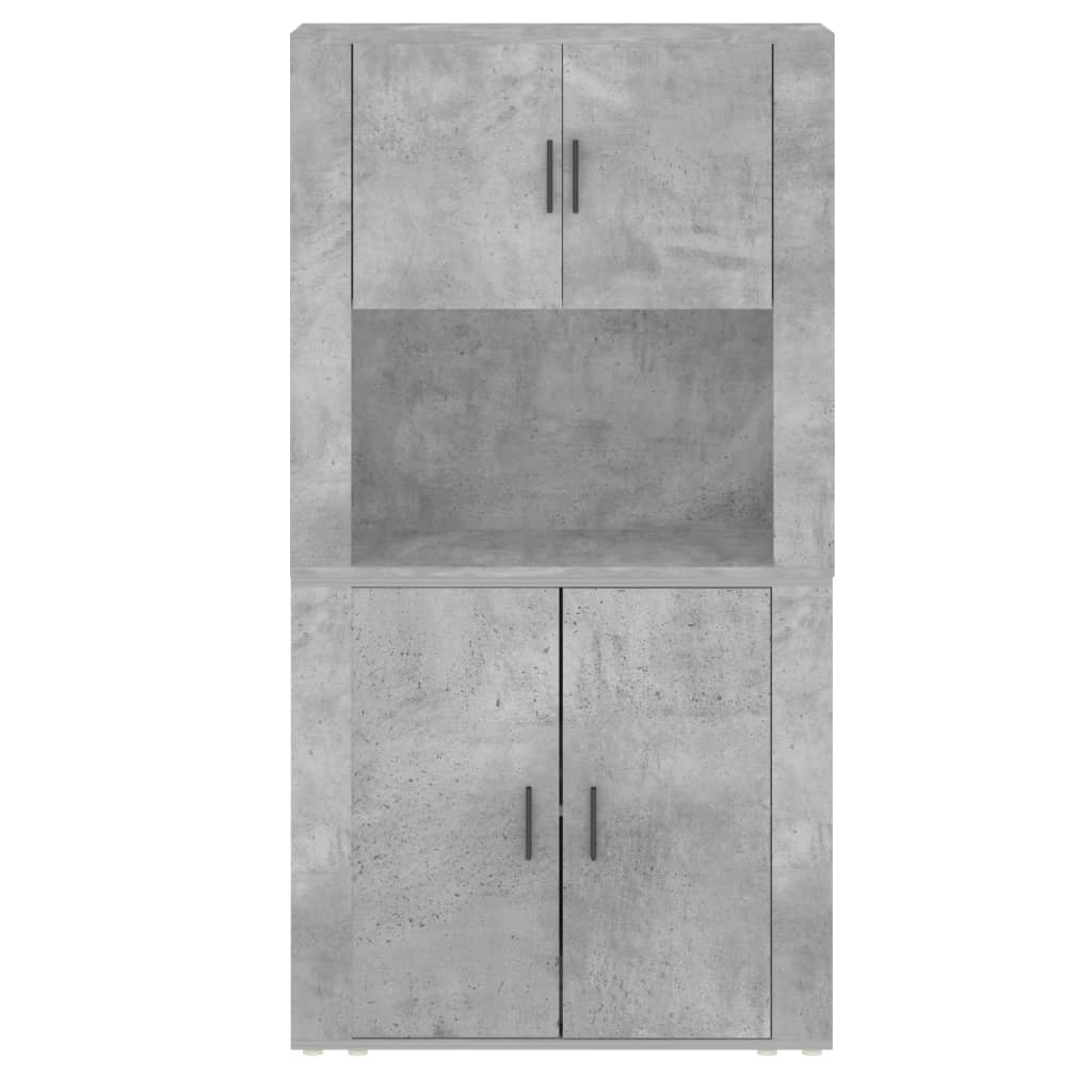Highboard Concrete Grey Engineered Wood