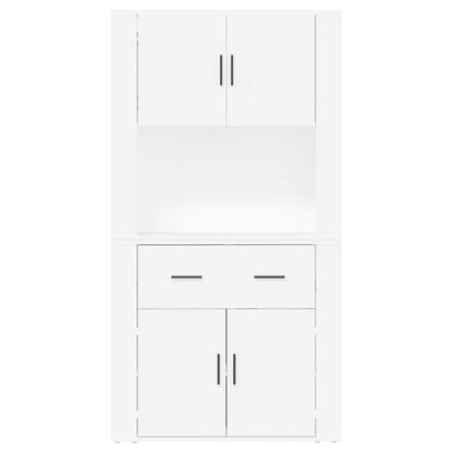 Highboard White Engineered Wood