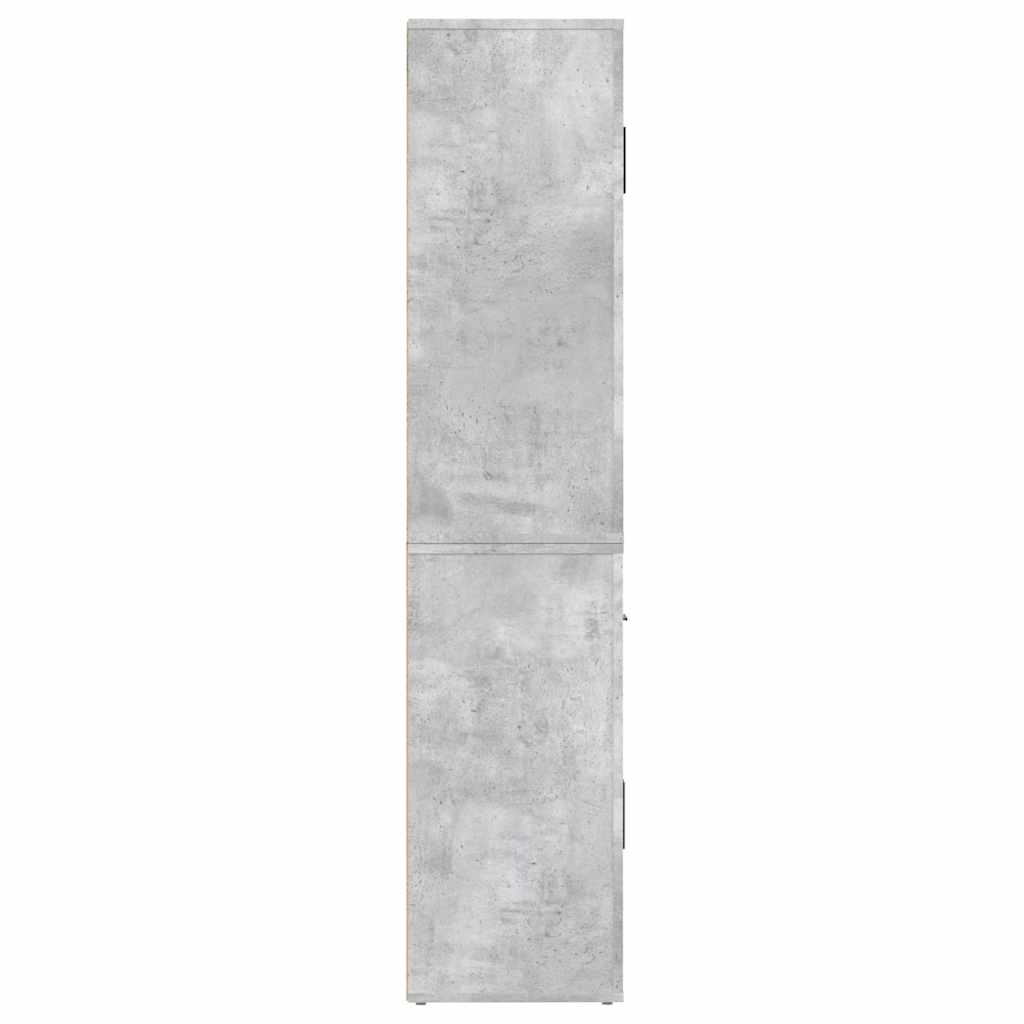 Highboard Concrete Grey Engineered Wood