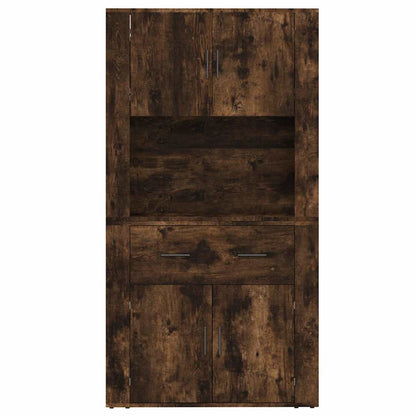 Highboard Smoked Oak Engineered Wood