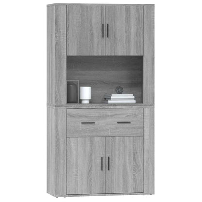 Highboard Grey Sonoma Engineered Wood