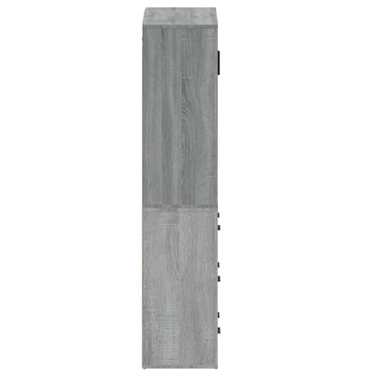 Highboard Grey Sonoma Engineered Wood