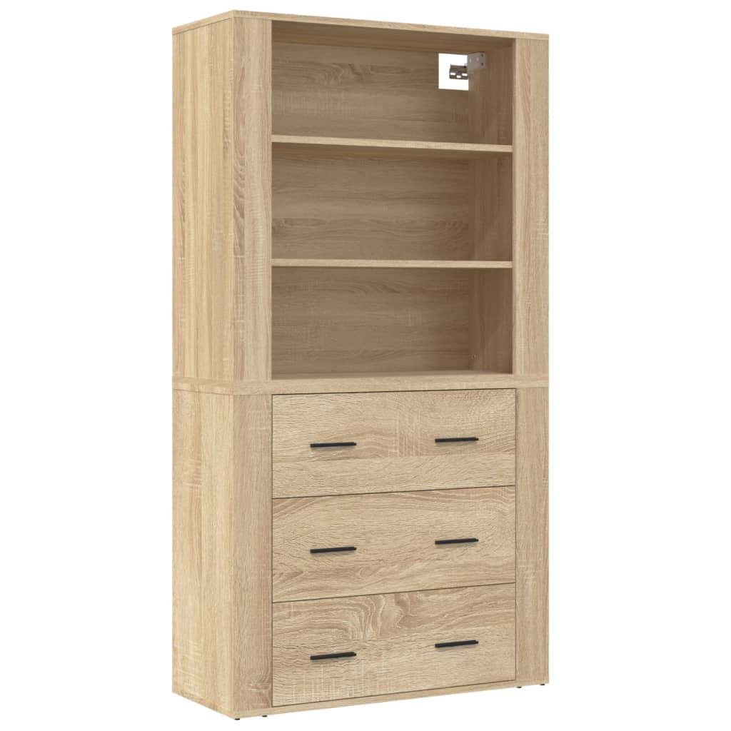 Highboard Sonoma Oak Engineered Wood