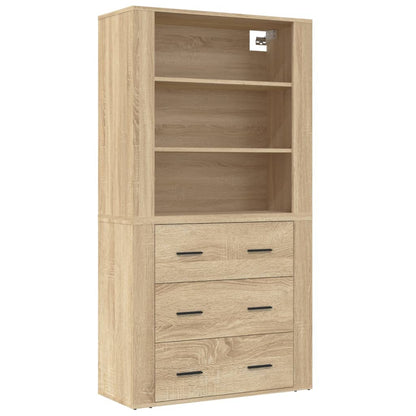 Highboard Sonoma Oak Engineered Wood