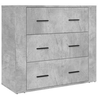Highboard Concrete Grey Engineered Wood