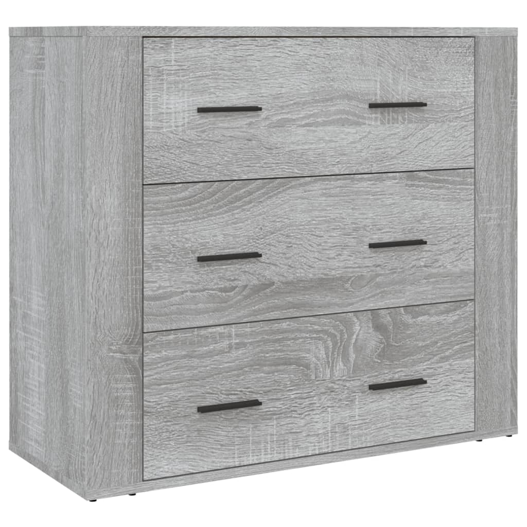 Highboard Grey Sonoma Engineered Wood