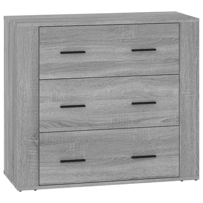 Sideboards 3 pcs Grey Sonoma Engineered Wood