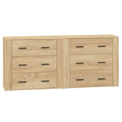Sideboards 2 pcs Sonoma Oak Engineered Wood