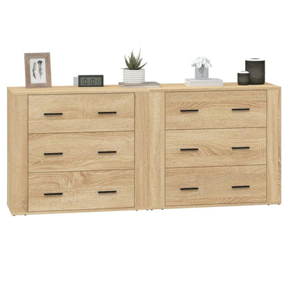 Sideboards 2 pcs Sonoma Oak Engineered Wood