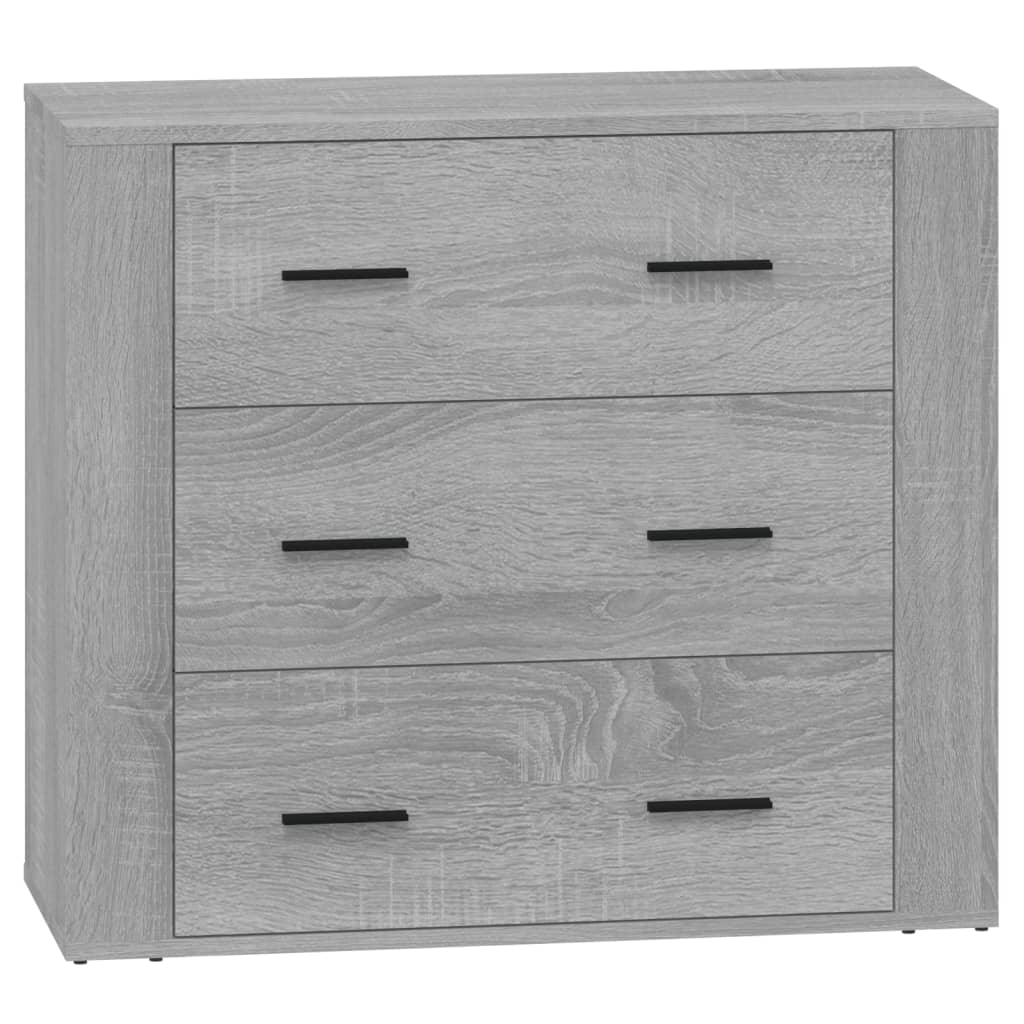 Sideboards 2 pcs Grey Sonoma Engineered Wood