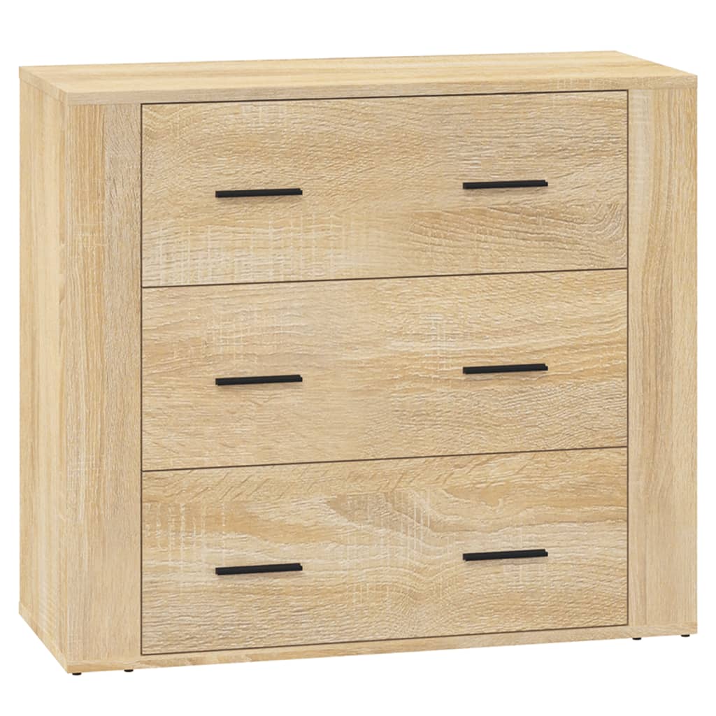 Sideboard | Set of 3 | Sonoma Oak | Engineered Wood | Medium | Sideboard