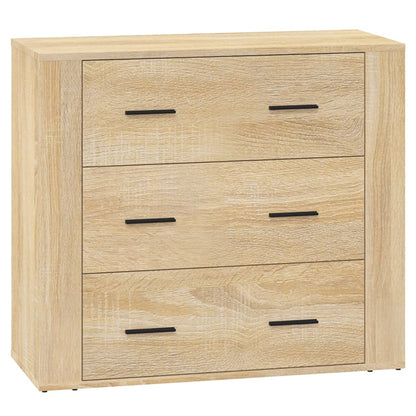 Sideboard | Set of 3 | Sonoma Oak | Engineered Wood | Medium | Sideboard