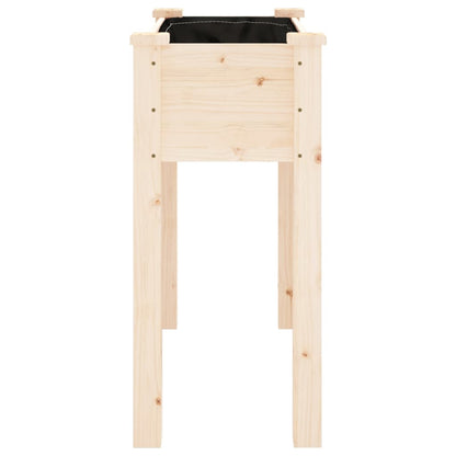 Planter with Liner 71x37x76 cm Solid Wood Fir