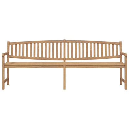 Garden Bench 228x59.5x90 cm Solid Teak Wood