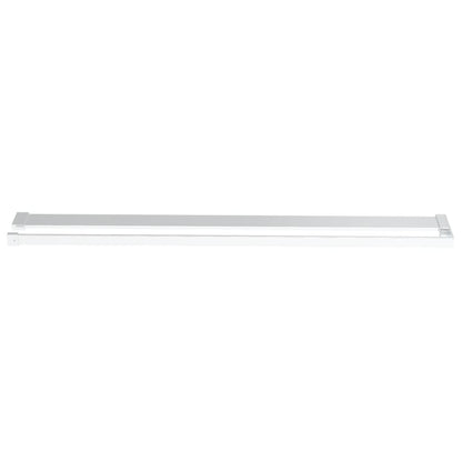Walk-in Shower Wall with Shelf Chrome 115x195 cm