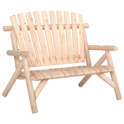 5 Piece Garden Lounge Set Solid Wood Spruce