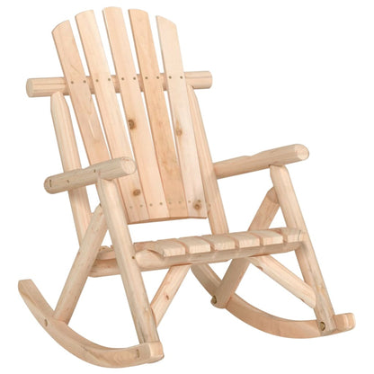 3 Piece Garden Lounge Set Solid Wood Spruce