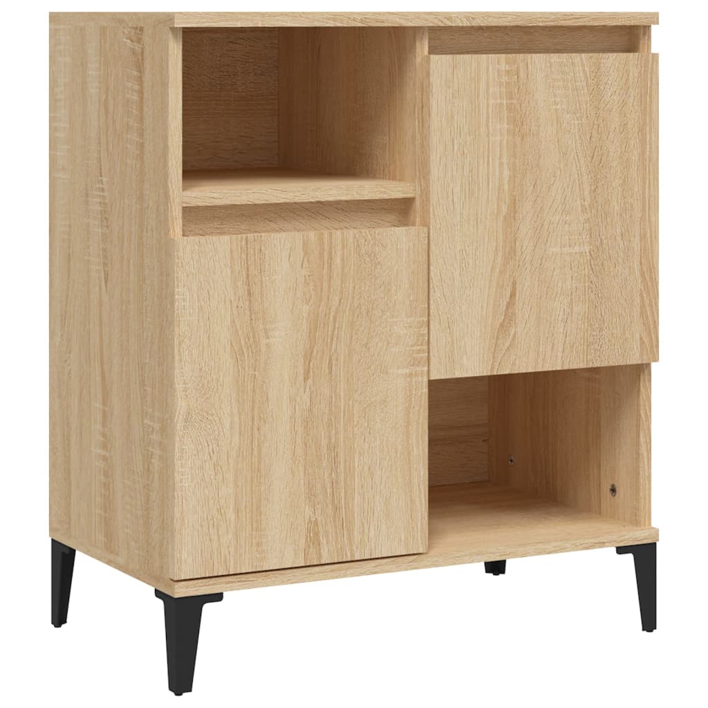 Sideboards 2 pcs Sonoma Oak 60x35x70 cm Engineered Wood