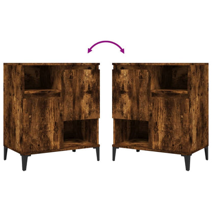 Sideboards 3 pcs Smoked Oak 60x35x70 cm Engineered Wood