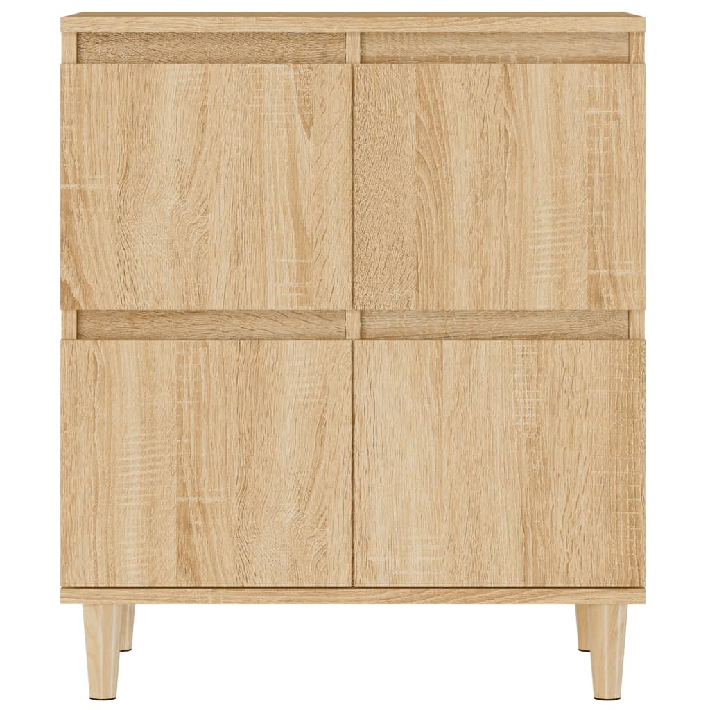 Sideboards 2 pcs Sonoma Oak 60x35x70 cm Engineered Wood