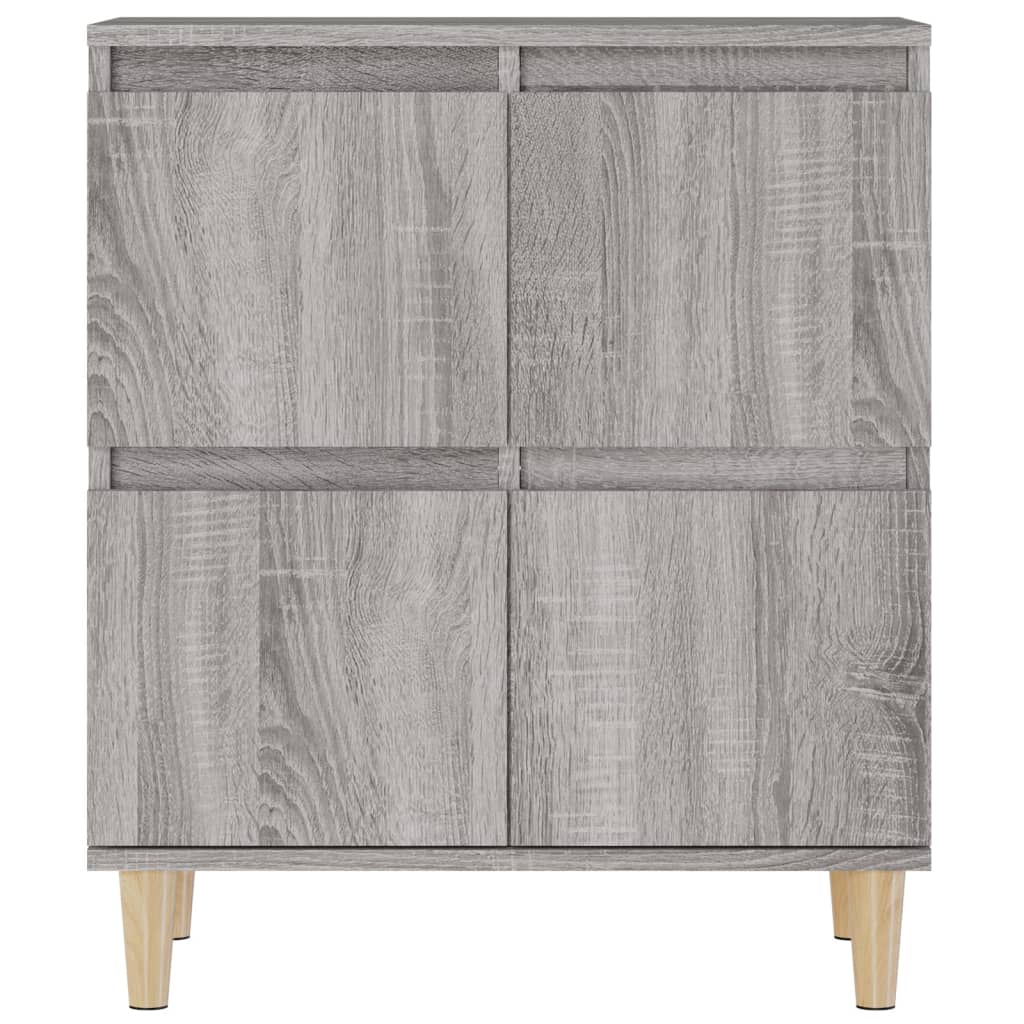 Sideboards 3 pcs Grey Sonoma 60x35x70 cm Engineered Wood