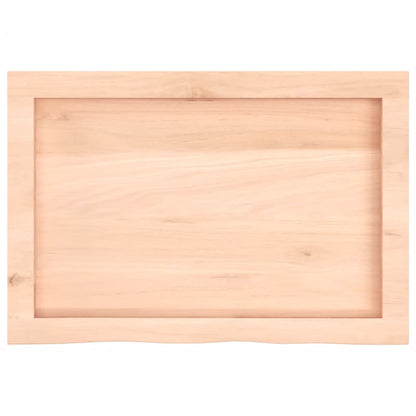 Bathroom Countertop 60x40x(2-6) cm Untreated Solid Wood