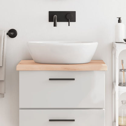 Bathroom Countertop 60x50x(2-4) cm Untreated Solid Wood