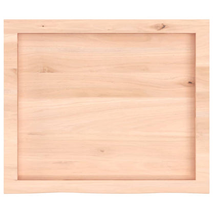 Bathroom Countertop 60x50x(2-6) cm Untreated Solid Wood