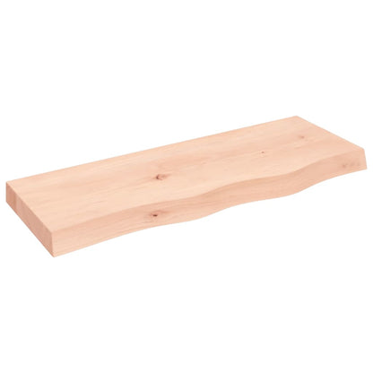 Bathroom Countertop 80x30x(2-6) cm Untreated Solid Wood