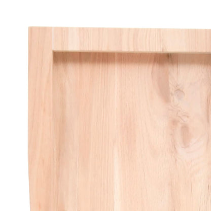 Bathroom Countertop 80x30x(2-6) cm Untreated Solid Wood