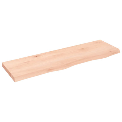 Bathroom Countertop 100x30x(2-4) cm Untreated Solid Wood