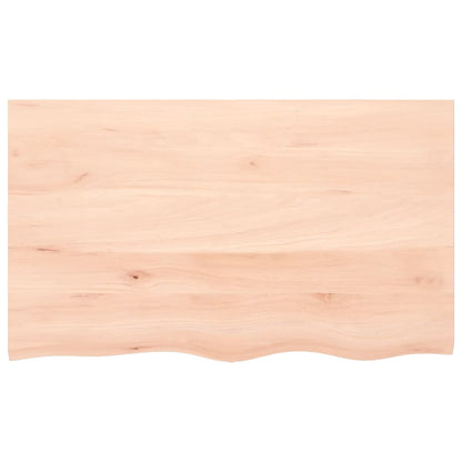 Bathroom Countertop 100x60x2 cm Untreated Solid Wood
