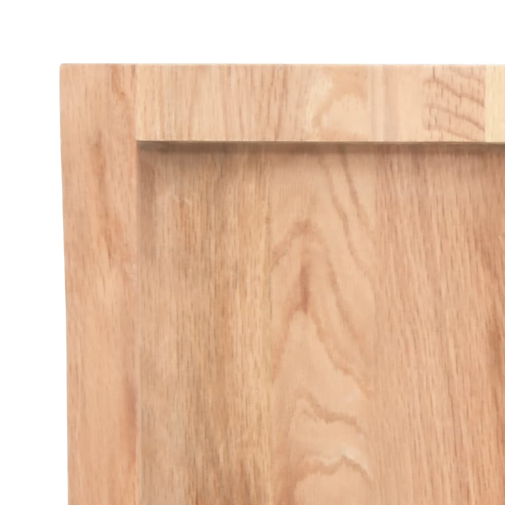 Bathroom Countertop Light Brown 40x30x(2-4) cm Treated Solid Wood
