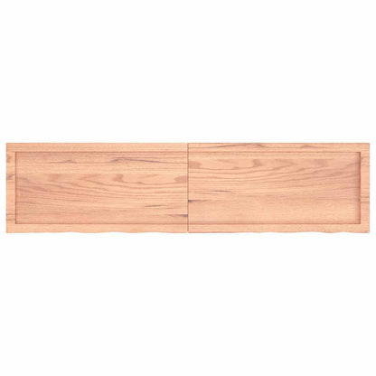 Bathroom Countertop Light Brown 160x40x(2-4)cm Treated Solid Wood