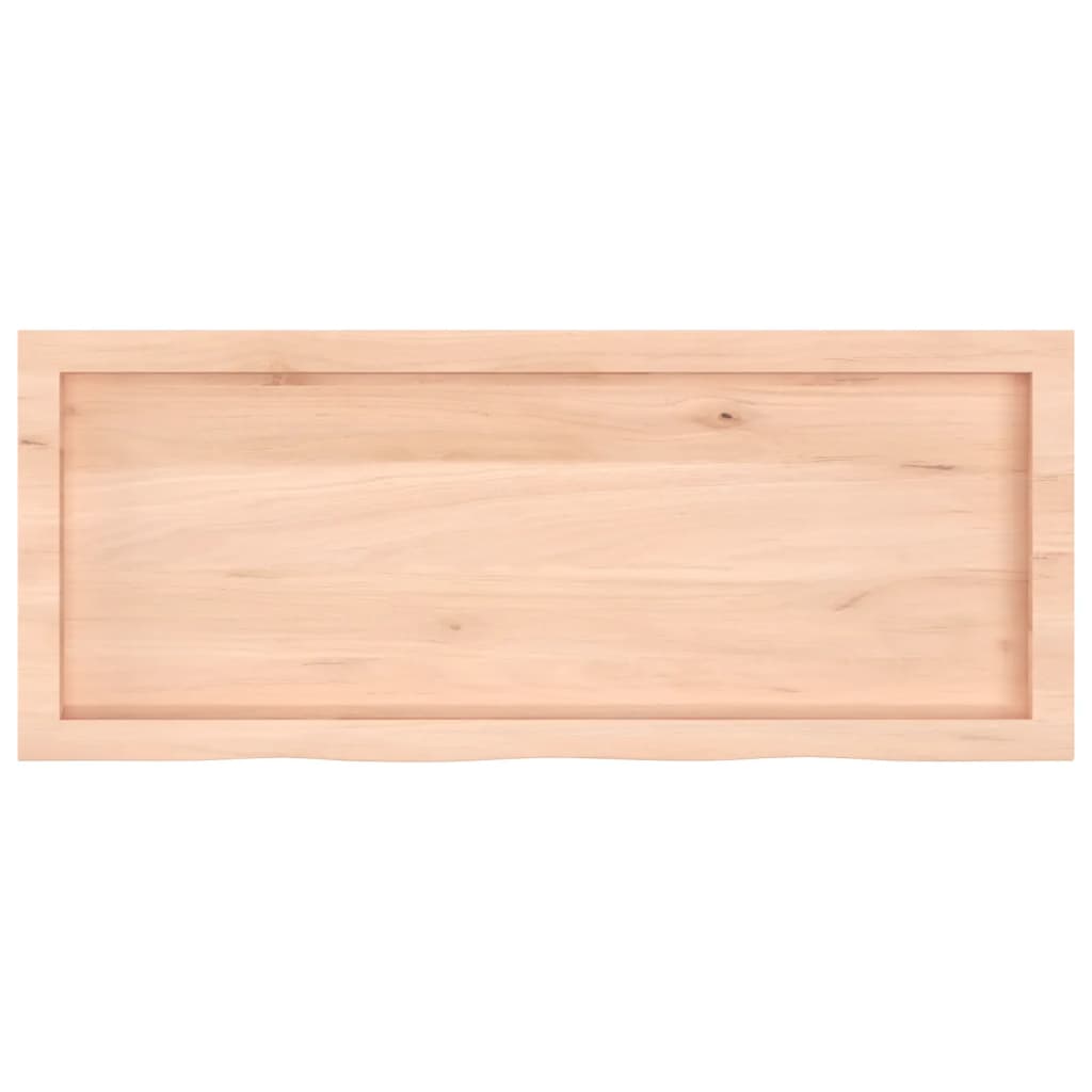Table Top 100x40x(2-4) cm Untreated Solid Wood Oak