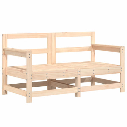 6 Piece Garden Lounge Set Solid Wood Pine