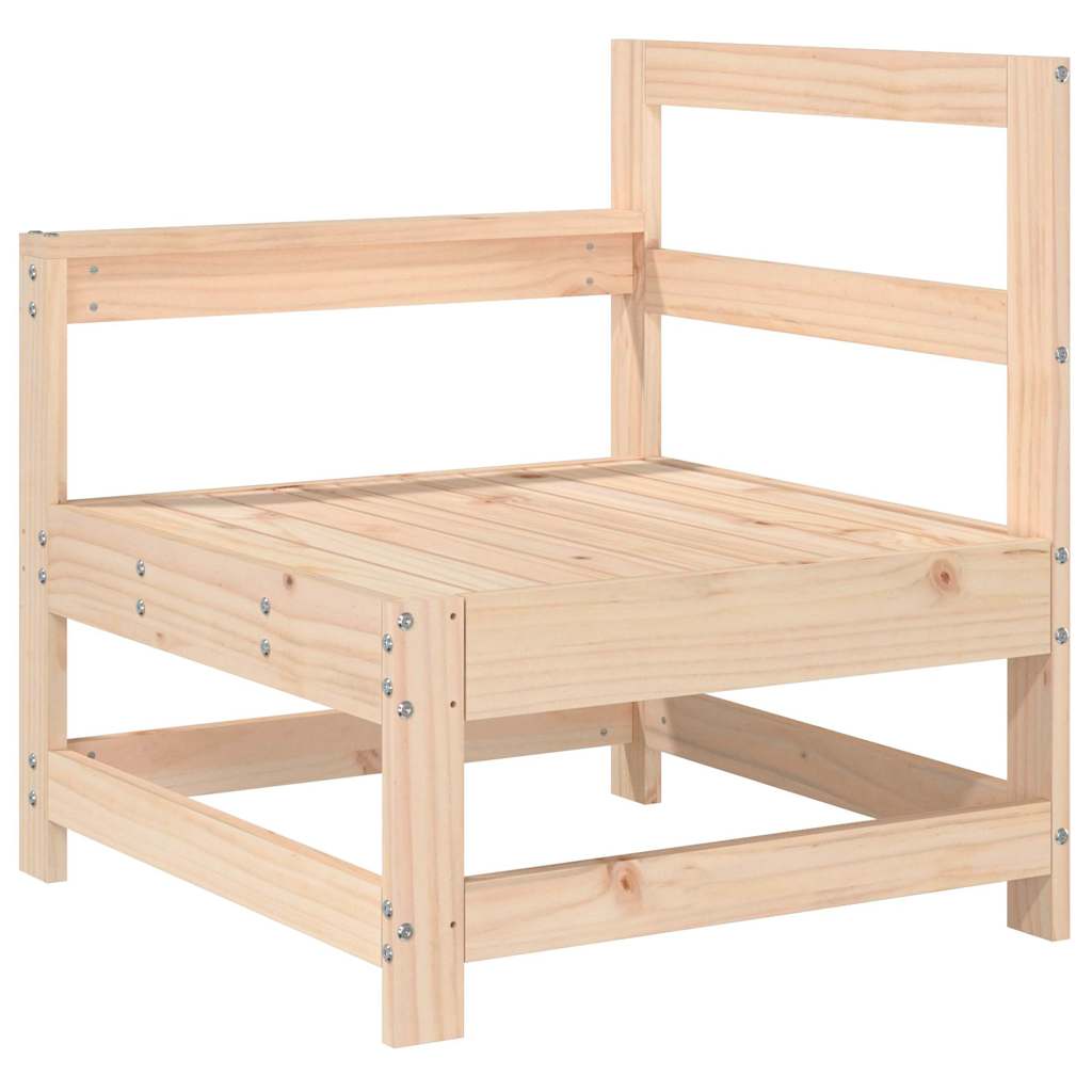 Garden Lounge Set | Natural Wood | Solid Pine Wood | 6 Piece | Modular