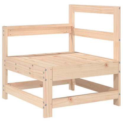 Garden Lounge Set | Natural Wood | Solid Pine Wood | 6 Piece | Modular