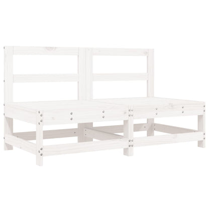 Garden Lounge Set | White | Solid pine wood | Large |  Modular