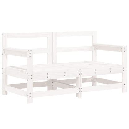 Garden Lounge Set | White | Solid pine wood | Large |  Modular