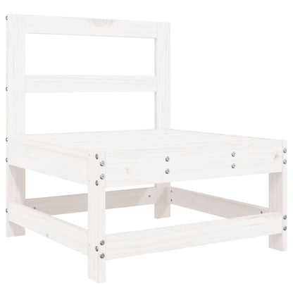 Garden Lounge Set | White | Solid pine wood | Large |  Modular