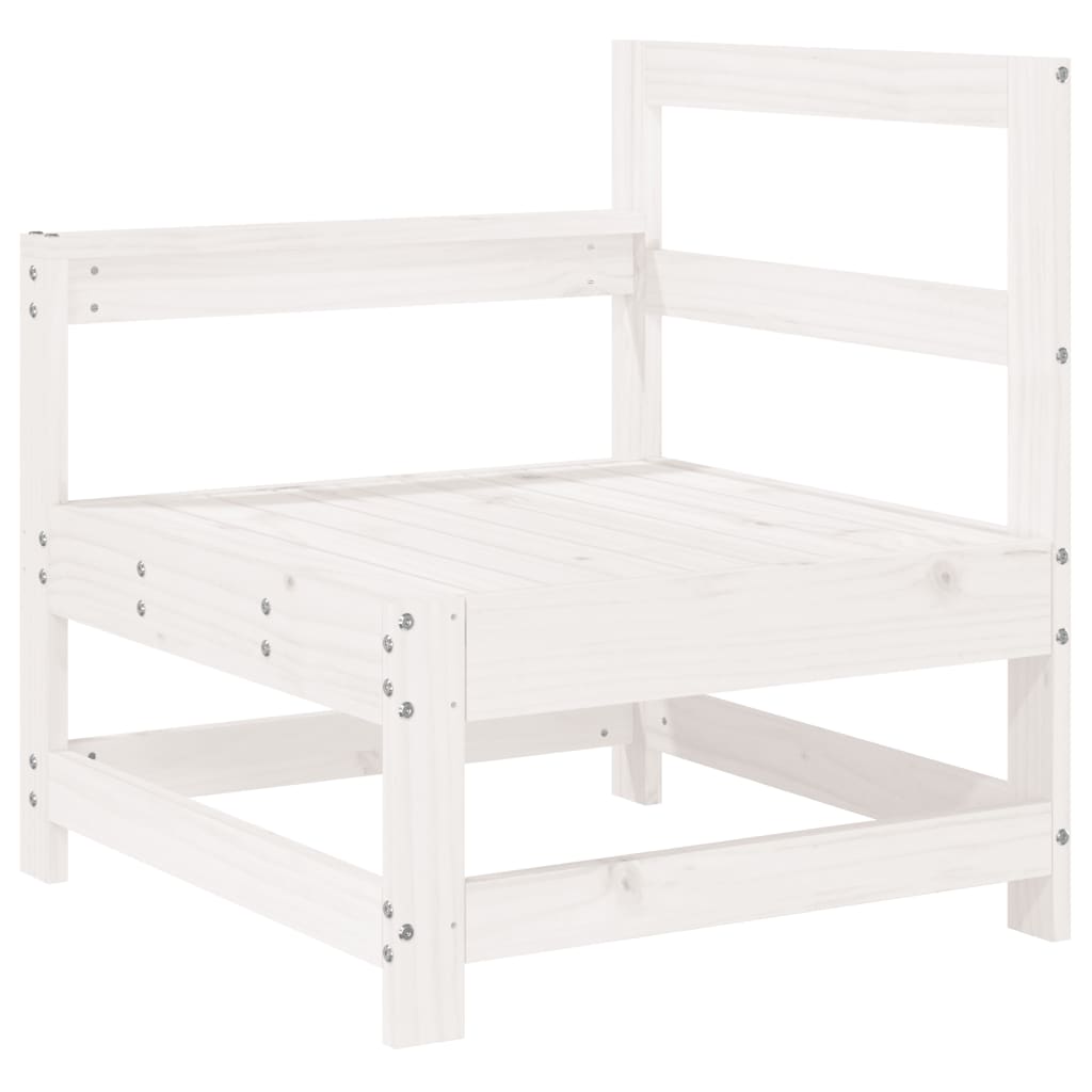 Garden Lounge Set | White | Solid pine wood | Large |  Modular