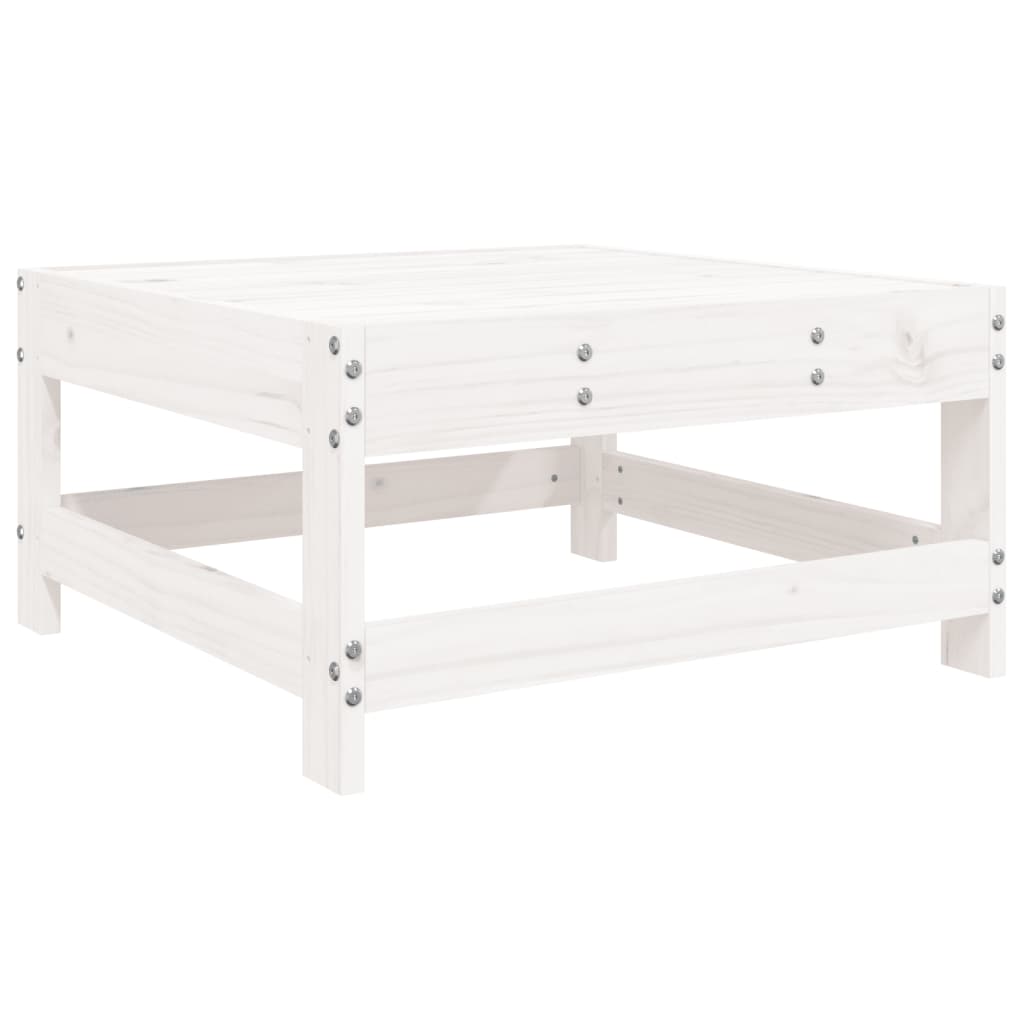Garden Lounge Set | White | Solid pine wood | Large |  Modular