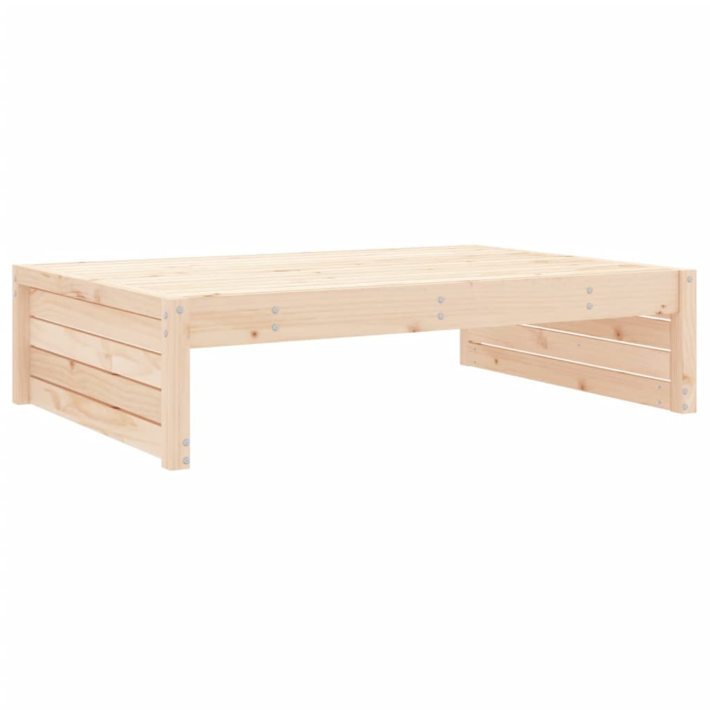 4 Piece Garden Lounge Set Solid Wood Pine