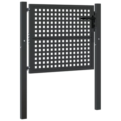 Garden Gate Anthracite 100x75 cm Steel