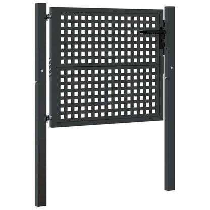 Garden Gate Anthracite 100x75 cm Steel
