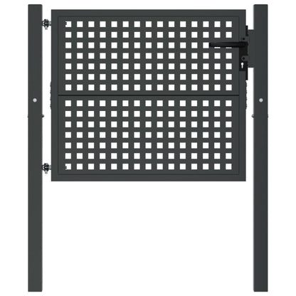 Garden Gate Anthracite 100x75 cm Steel